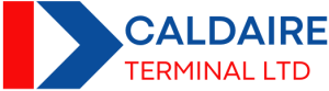 Blue and Red Modern Logistic Service Logo